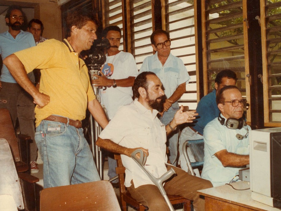 Grabación en congreso (Eddy Leiva, Trapaga, Eduardo Leal, Luis Suárez, Pedro Mantequilla, Triana)