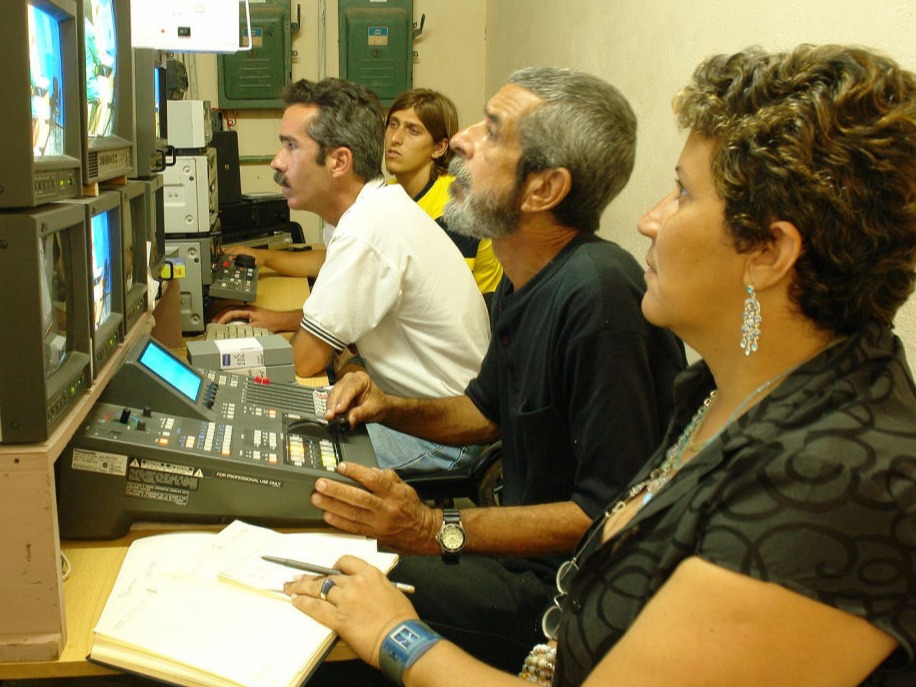 Grabación de estudio (Maritza, Julián, Mario y Pedrito)